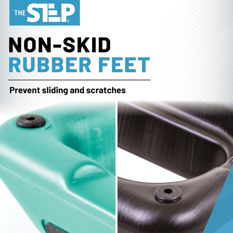 The Step Circuit Size Platform with Four (4) Freestyle Risers - Teal