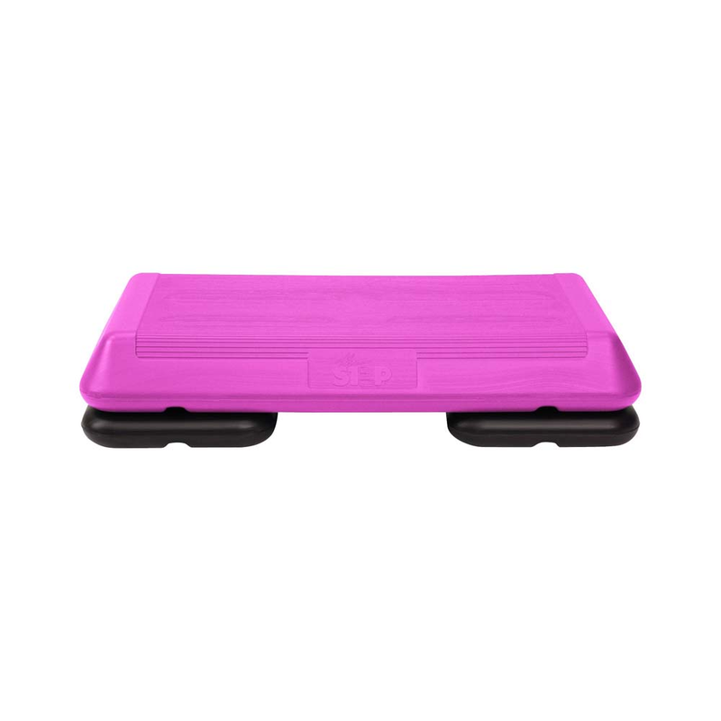 The Step Circuit Size Platform with Two (2) Freestyle Risers - Pink