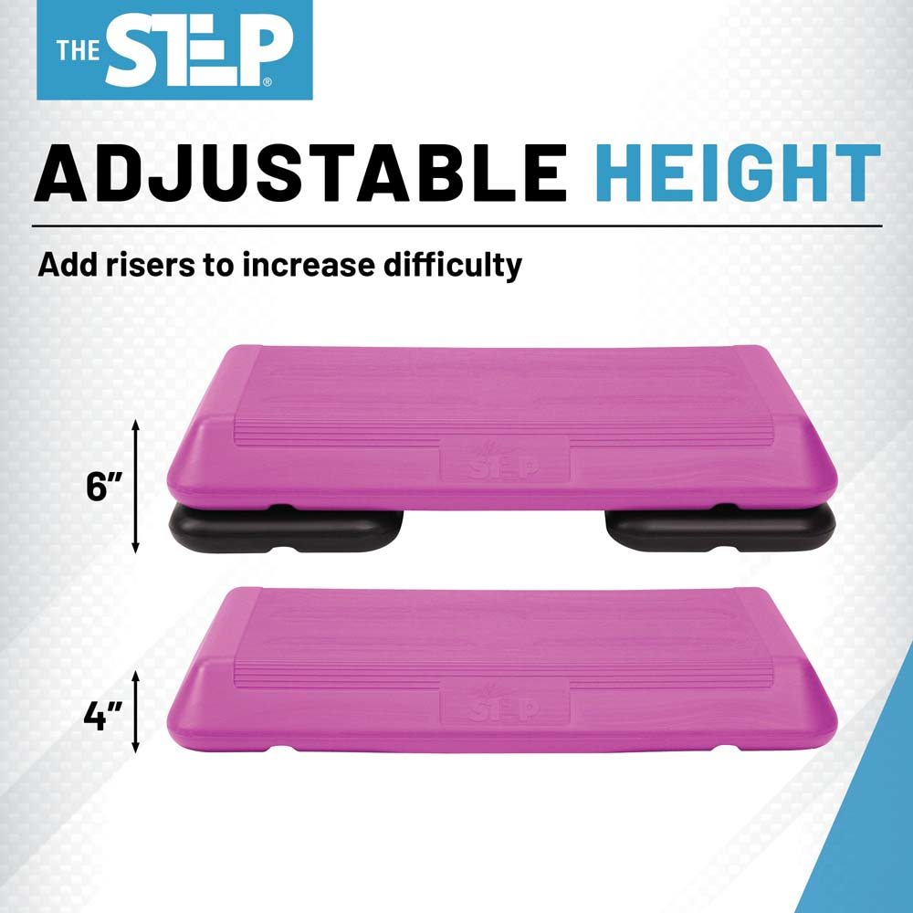 The Step Circuit Size Platform with Two (2) Freestyle Risers