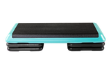 The Step The Step Health Club Size Platform With four (4) Original Risers - Teal