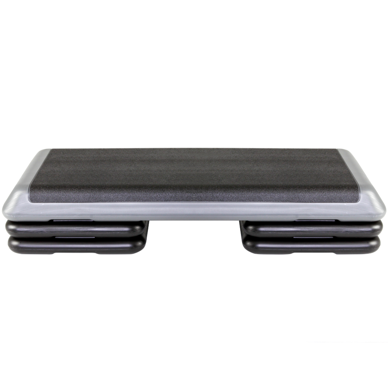 The Step The Step Health Club Size Platform With Four (4) Original Risers - Grey