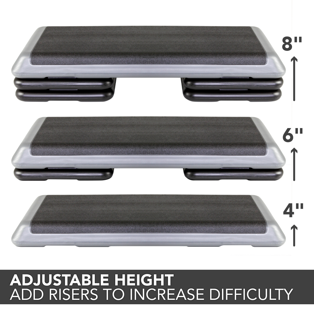 The Step The Step Health Club Size Platform With Four (4) Original Ris ...
