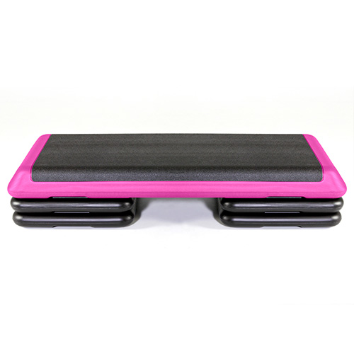 The Step Health Club Size Platform With four (4) Original Risers - Pink