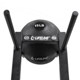 Lifeline Fitness Slam Ball Rack – Vertical 8-Tier Storage Solution
