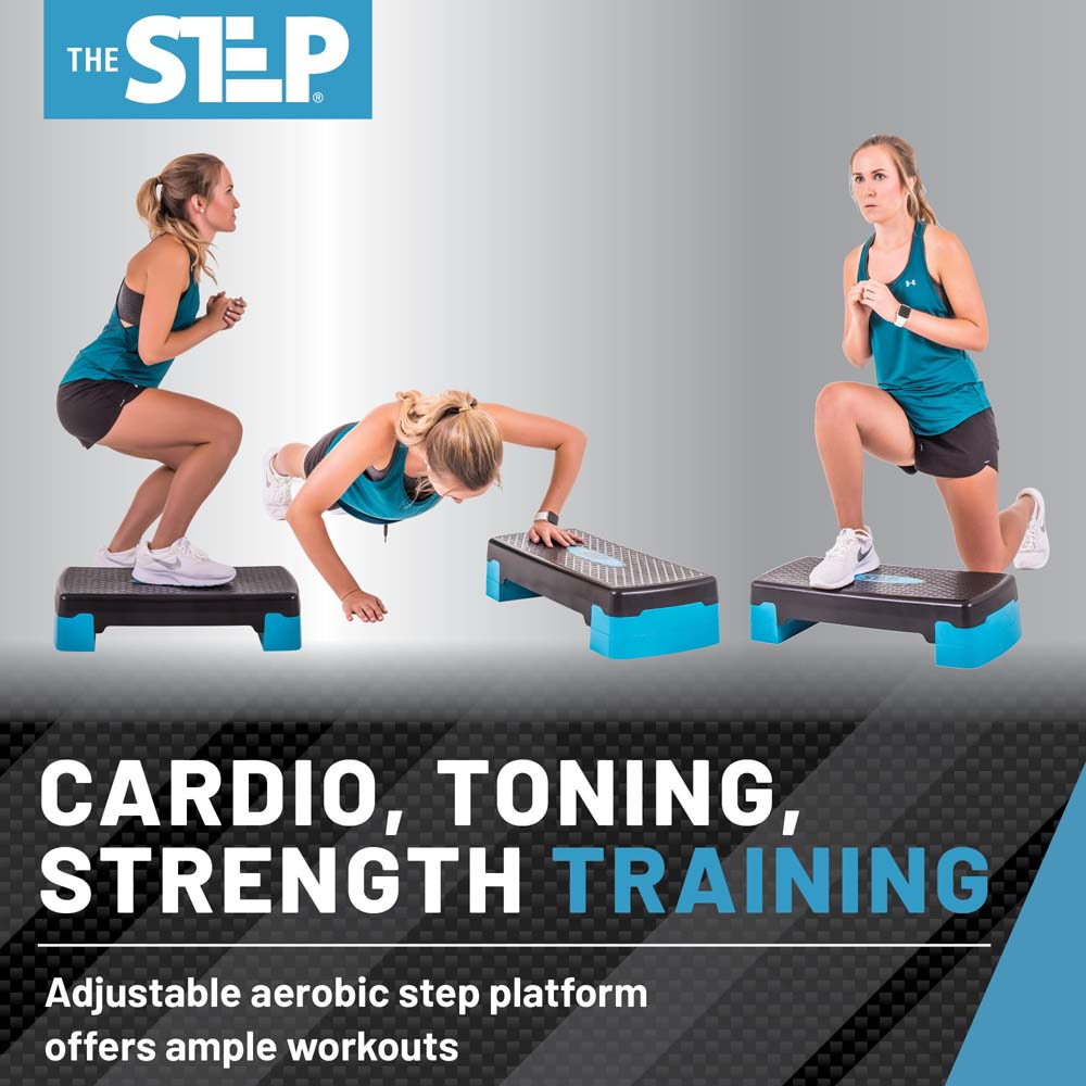 The Step - Adjustable 26" Circuit Step Platform for Cardio & Strength ...