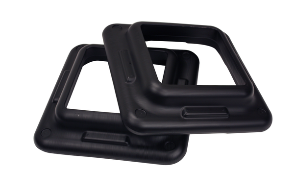 The Step Original Health Club Aerobic Step Risers in Black/Gray for Use with The Step Aerobic Platform – Health Club Size