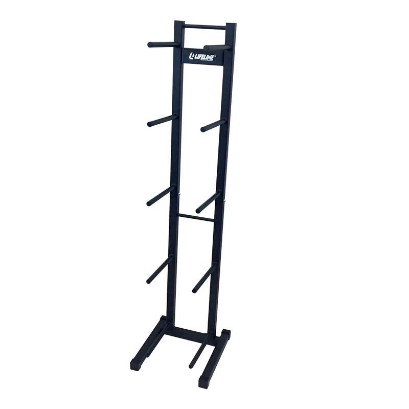 Lifeline Fitness Medicine Ball Rack - Verticle 5-Tier Rack for Home Gym Storage