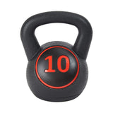 The US Weight Plastic Kettlebell Set- 5, 10, and 15 Pound Kettlebells from Lifeline Fitness for Kettlebels and Kettle bell workouts, compared to Rouge Fitness. 