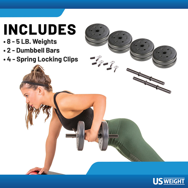 Adjustable Dumbbell Set, 4 In 1 Free Weights UK | Ubuy