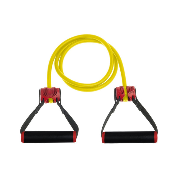 The Max Flex Cable Kit from Lifeline Fitness for Resistance Bands for Home Gym Equipment, in Yellow. 