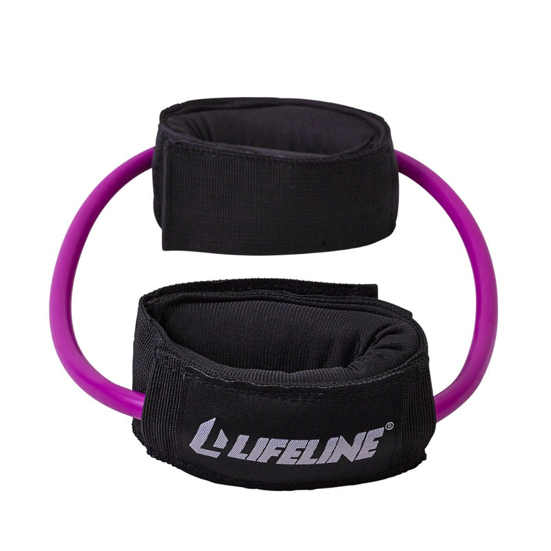 The Monster Walk Band from Lifeline Fitness for Resistance Bands Compared to TRX, in Purple. 