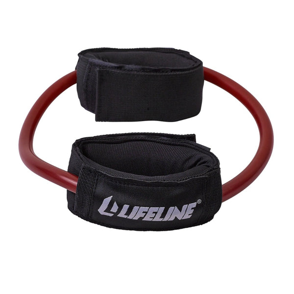 The Monster Walk Band from Lifeline Fitness for Resistance Bands for Home Gym Equipment, in Burgundy. 