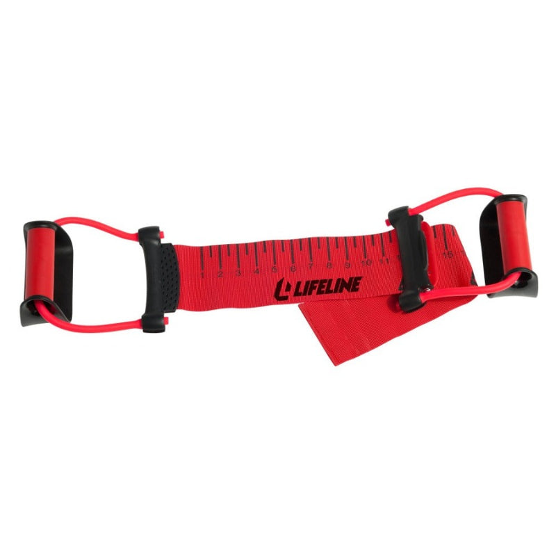 The Power Pushup from Lifeline Fitness Resistive Bands for Training Equipment, in red. 