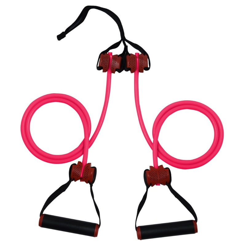 The Trainer Cable from Lifeline Fitness for Resistance Bands workouts for Training, in Pink.  