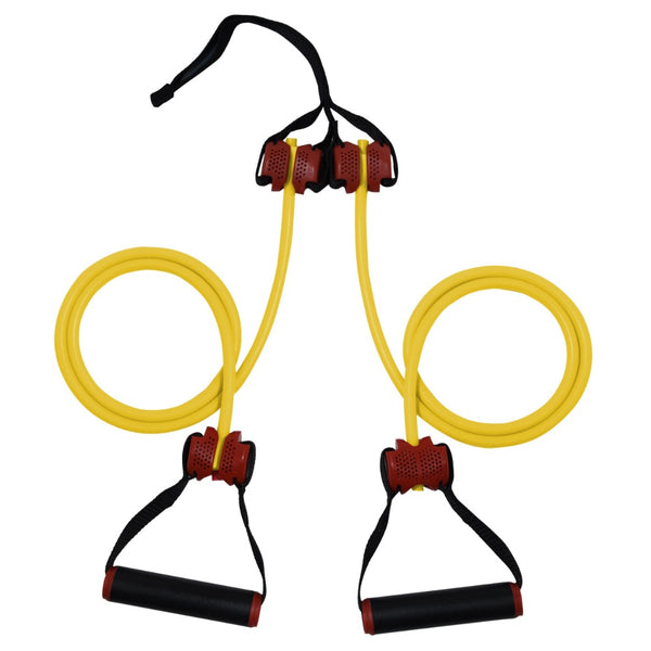 The Trainer Cable from Lifeline Fitness for Resistance bands for Training, in Yellow.  