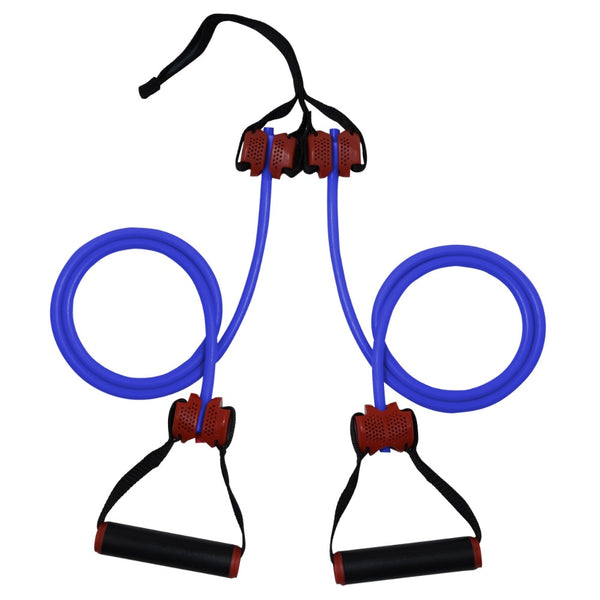 The Trainer Cable from Lifeline Fitness for Resistance Training Equipment for Gym Equipment, in Blue.  