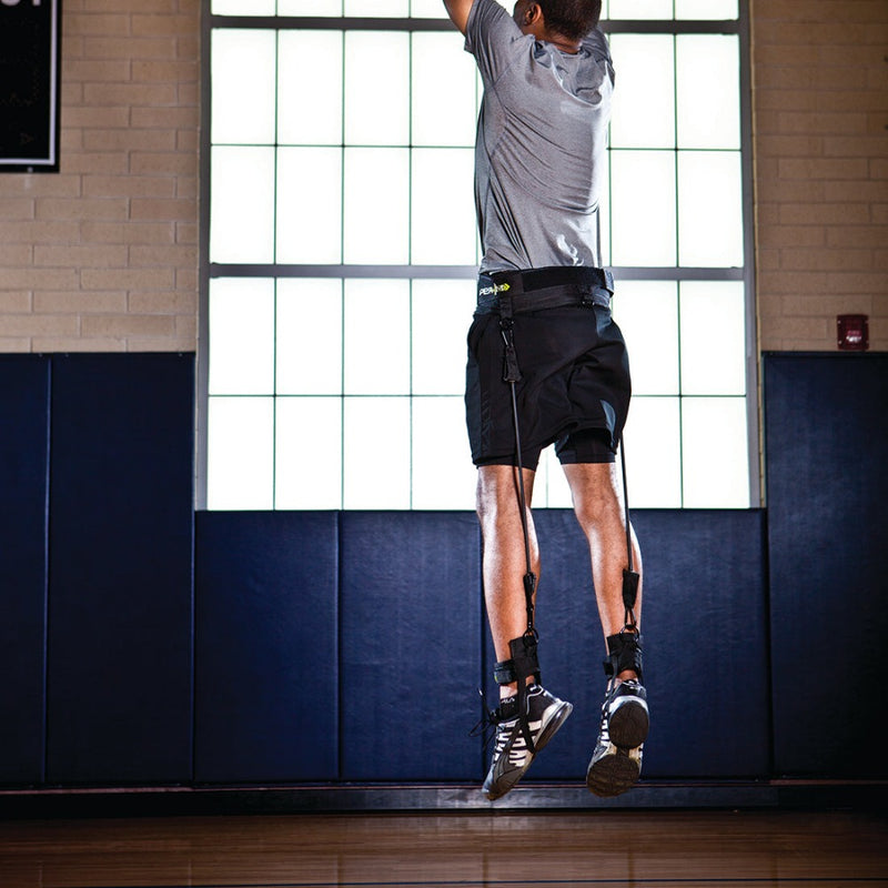 The PER4M Vertical Jump Trainer from Lifeline Fitness for Resistive Bands for Workout Equipment. 