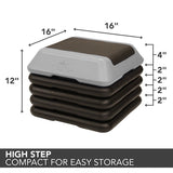 The Step High Step Platform with Four (4) Risers_5