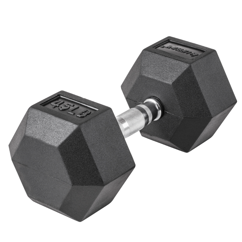 The Hex Rubber Dumbbells from Lifeline Fitness for Dumbell and Dumbbell incline bench press, compared to Amazon. 