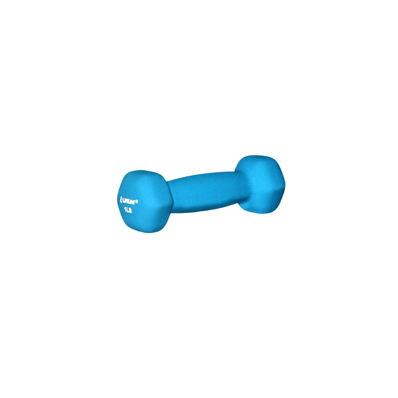 The Hex Neoprene Dumbbell from Lifeline Fitness for Dumbell and Weights, compared to Amazon in Blue. 