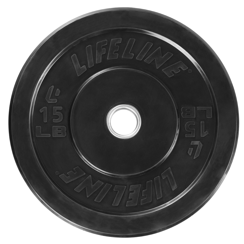 Rubber Olympic Bumper Plates | Lifeline Fitness