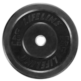 The Rubber Olympic Bumper Plates from Lifeline Fitness for Bench press and Weight Lifting compared to Better Body Equipment. 
