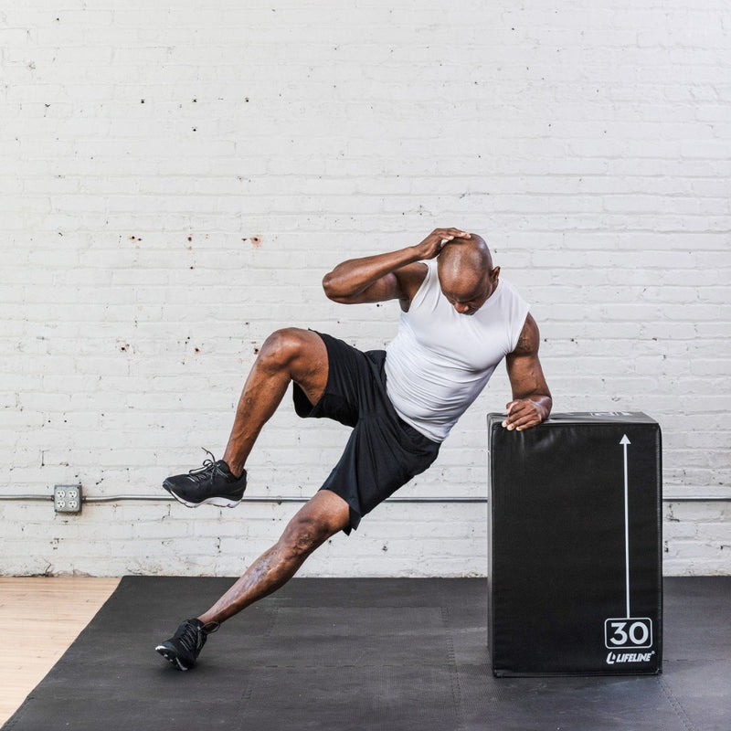 3-in-1 Foam Plyo Box – 20" - 24” - 30” from Lifeline Fitness for Jumping boxes and Jumper box, compared to Perform Better. 