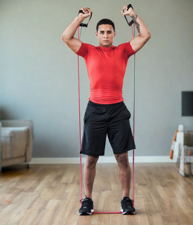 The 4ft Resistance Kit from Lifeline Fitness for Resistence Bands for Gym Equipment. 