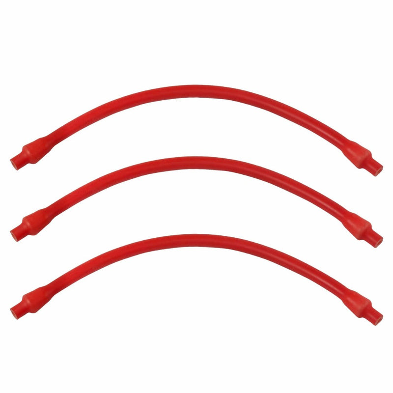 The 9” Resistance Cable from Lifeline Fitness Resistance Bands for Working Out, compared to Power System, in Red.