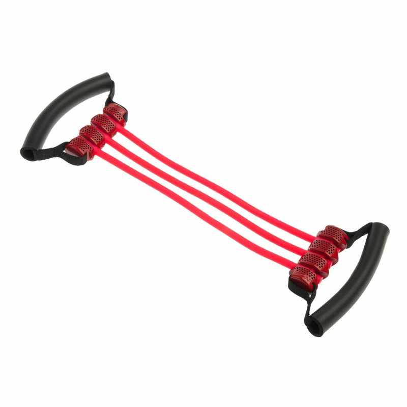 The Chest Expander from Lifeline Fitness Resistive Bands for Training Equipment, in red.