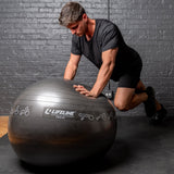 The Exercise Ball from Lifeline Fitness for Ab equipment and Home gym. 