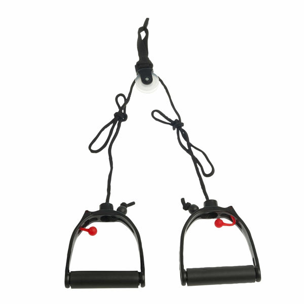 Multi-Use Shoulder Pulley from Lifeline Fitness for Shoulder Pulley and shoulder rehab workout, compared to myrangemaster.com. 