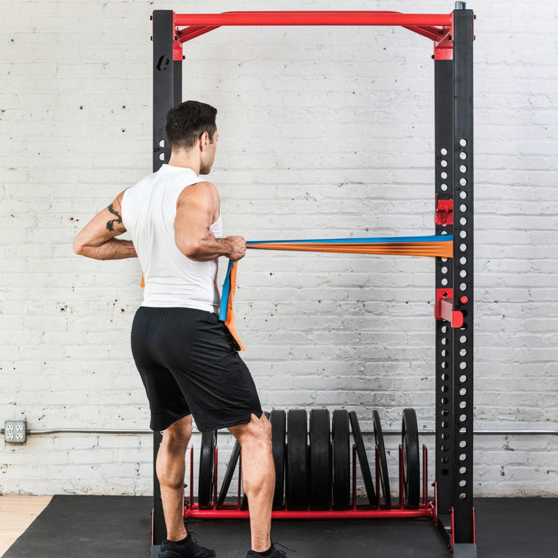 C1 Pro Power Squat Rack from Lifeline Fitness for Squat Rack and Smith Machine, compared to Titan Fitness. 