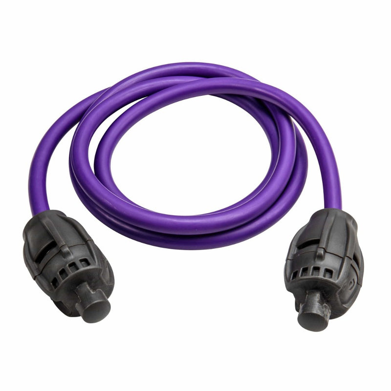 The 5' PowerArc Resistance Cable from Lifeline Fitness for Resistence Bands for Resistance Training Equipment, in Purple. 
