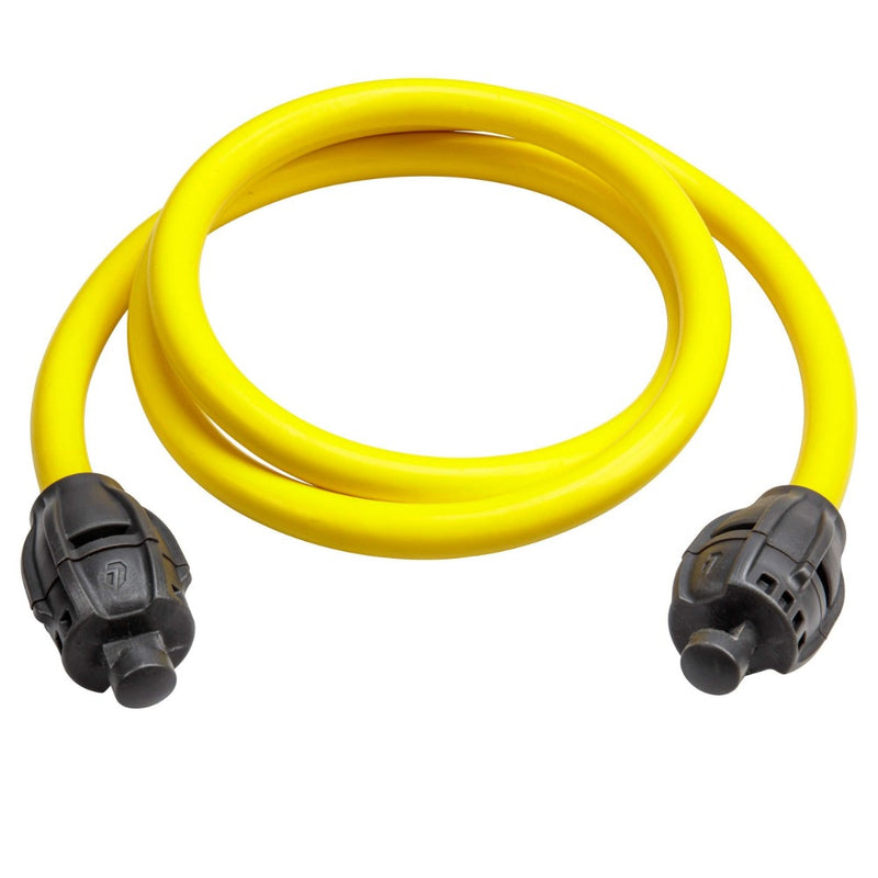 The 5' PowerArc Resistance Cable from Lifeline Fitness for Resistance bands for Training, in Yellow. 
