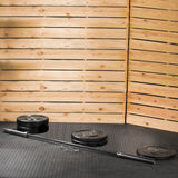 The Lifeline Rubber Olympic Bumper Plates from Lifeline Fitness for Bench Weight Set and Weightlifting set.