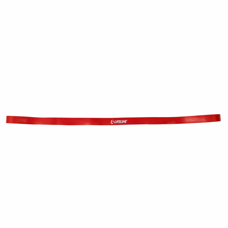 The Super Band from Lifeline Fitness Resistance bands for Training compared to Perform Better, in Red. 