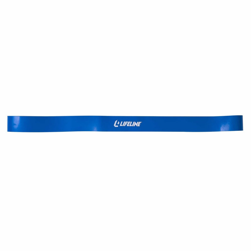 The Super Band from Lifeline Fitness for Resistive Bands for Working out, in Blue.  