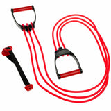 The TNT All-in-One Resistance Cable System from Lifeline Fitness Resistance bands for Training for workout Equipment, in Red. 