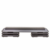 The Step Club Step The Step Club Size Platform With Two (2) Freestyle Risers and Two (2) Original Risers - Grey