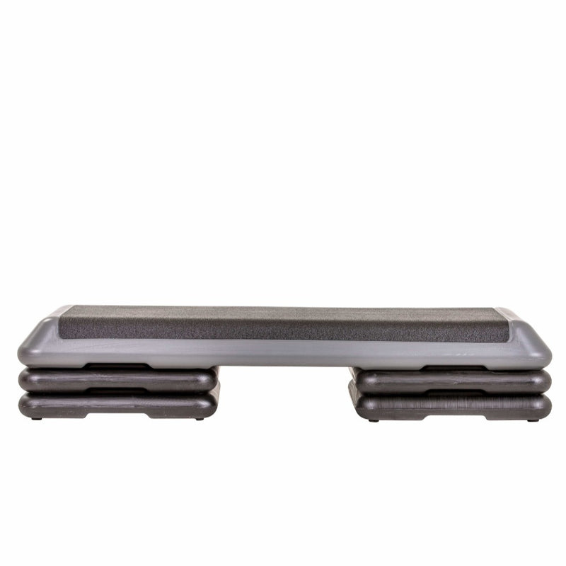 The Step Club Step The Step Club Size Platform With Two (2) Freestyle Risers and Two (2) Original Risers - Grey