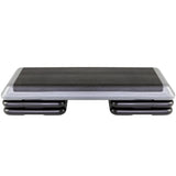 The Step Health Club Size Step Up Platform from Lifeline Fitness for Fitness and Home Gym, in Grey. 