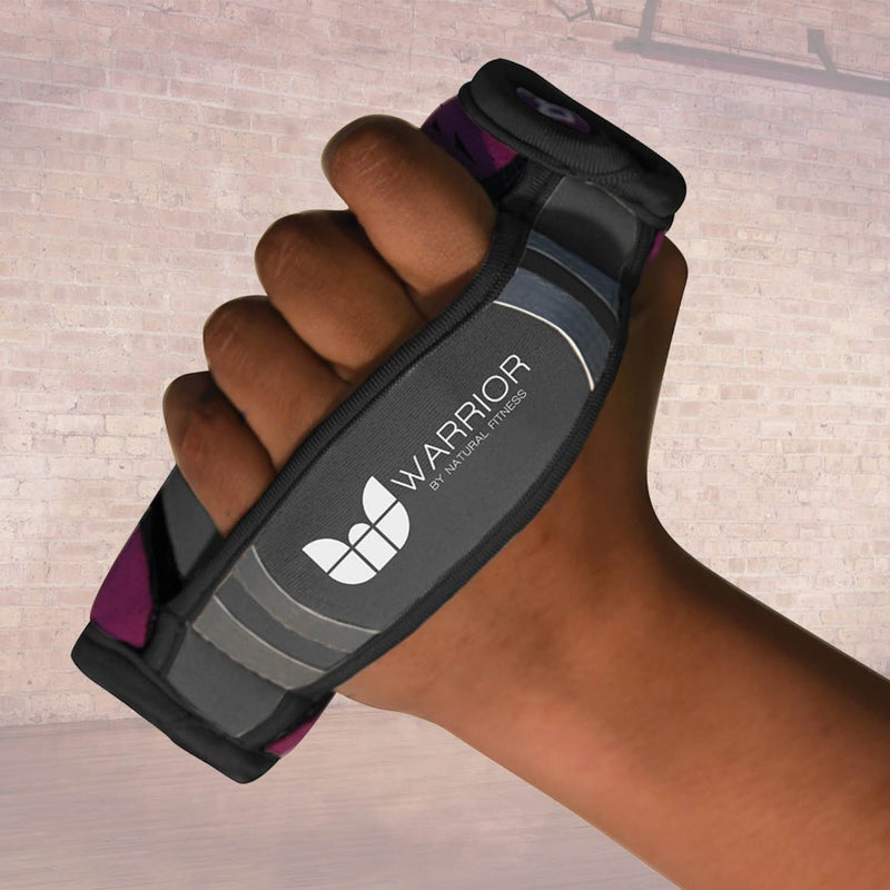 Warrior Ankle Wrist Weights Purple Warrior Walking Weights - 2 lb Pair (1 lb ea)